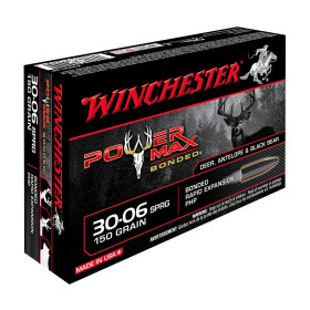 Balles 30-06Spr Power Max Bonded 150gr x20