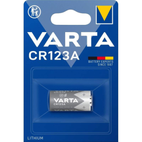 Pile lithium CR123 blister x1