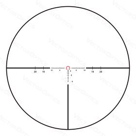 Lunette Continental X6 1-6x24 SFP Ret Tactical BDC — vue 2