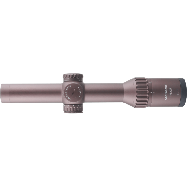 Lunette Continental X6 1-6x24 SFP Ret BDC Coyote — vue 3