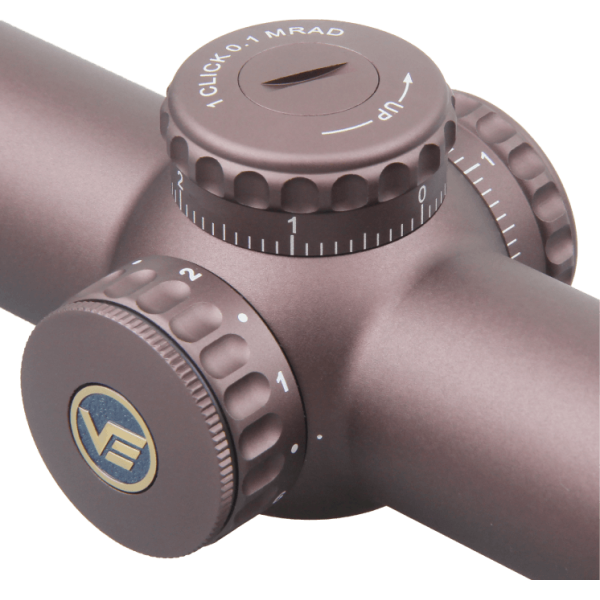 Lunette Continental X6 1-6x24 SFP Ret BDC Coyote — vue 4
