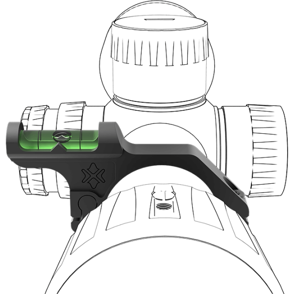 Collier déporté Gen II 30mm avec niveau à bulle — vue 3