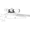 Montage monobloc Picatinny 34mm haut 0MOA — vue 9