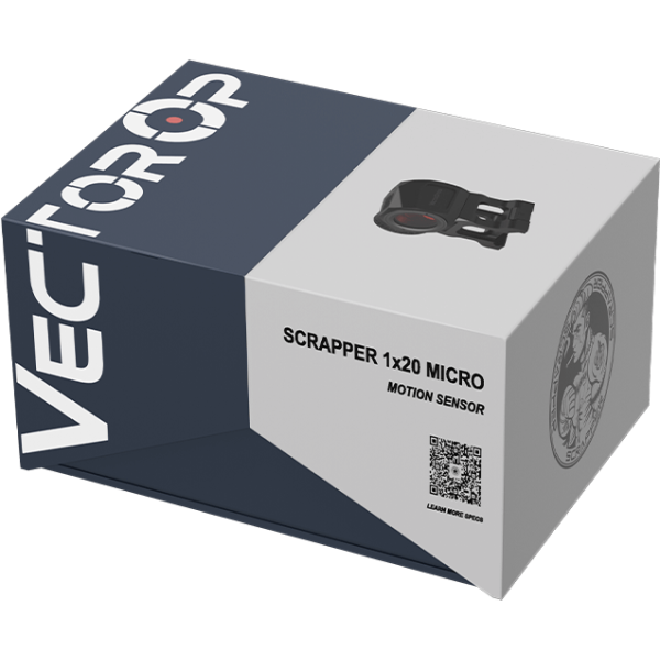 Point rouge Scrapper 1x20 Micro 47mm — vue 3