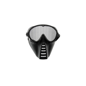 Masque avec grille taille moyenne noir