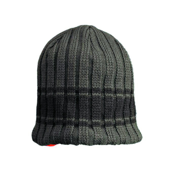 Bonnet polaire reversible vert/orange fluo — vue 2