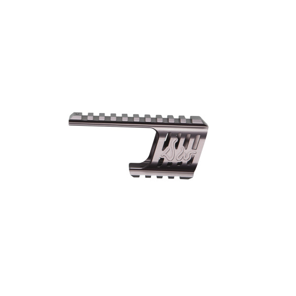 Rail CNC DW715 Steel gris — vue 3