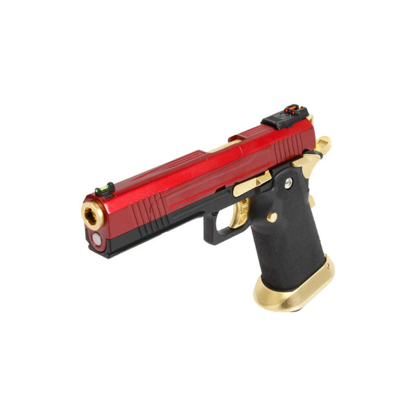 Pistolet airsoft GBB AW Custom HX1004 Split Red — vue 2