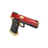 Pistolet airsoft GBB AW Custom HX1004 Split Red — vue 4