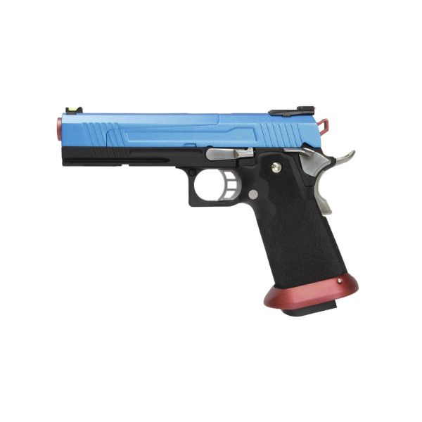 Pistolet airsoft GBB AW Custom HX1005 Split Blue — vue 2