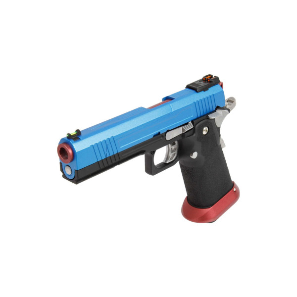 Pistolet airsoft GBB AW Custom HX1005 Split Blue — vue 4