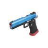 Pistolet airsoft GBB AW Custom HX1005 Split Blue — vue 4