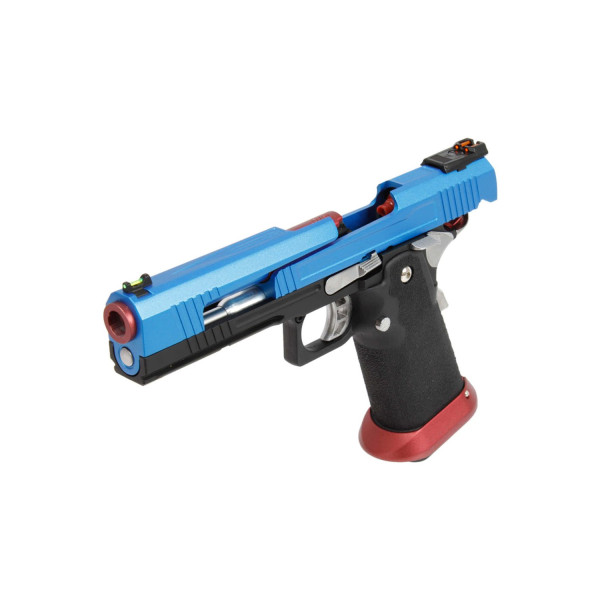 Pistolet airsoft GBB AW Custom HX1005 Split Blue — vue 5