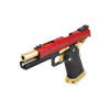 Réplique airsoft pistolet gaz GBB AW Custom HX1104 Full Red — vue 4