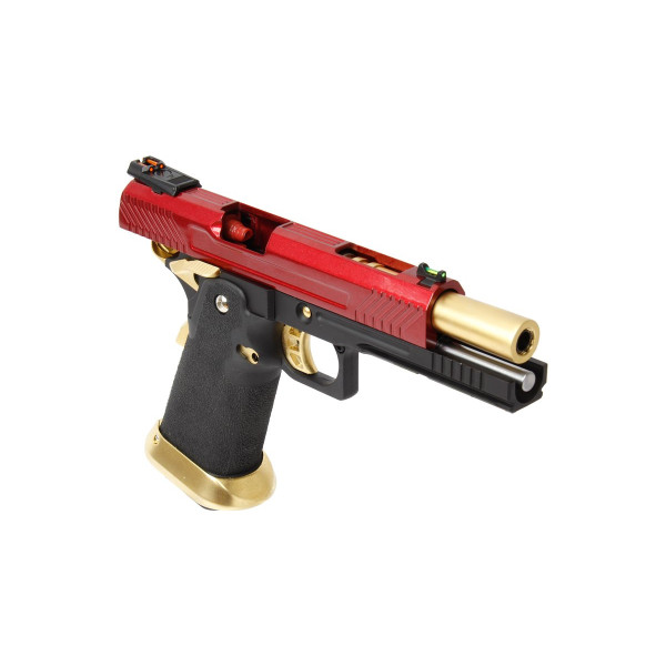Réplique airsoft pistolet gaz GBB AW Custom HX1104 Full Red — vue 6