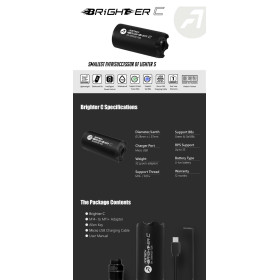 Traceur airsoft Acetech Unit Brighter C Noir — vue 2
