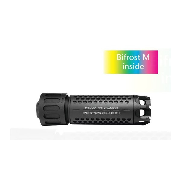 Traceur silencieux airsoft Acetech Unit Predator MKIII Noir avec module Bifrost M — vue 2