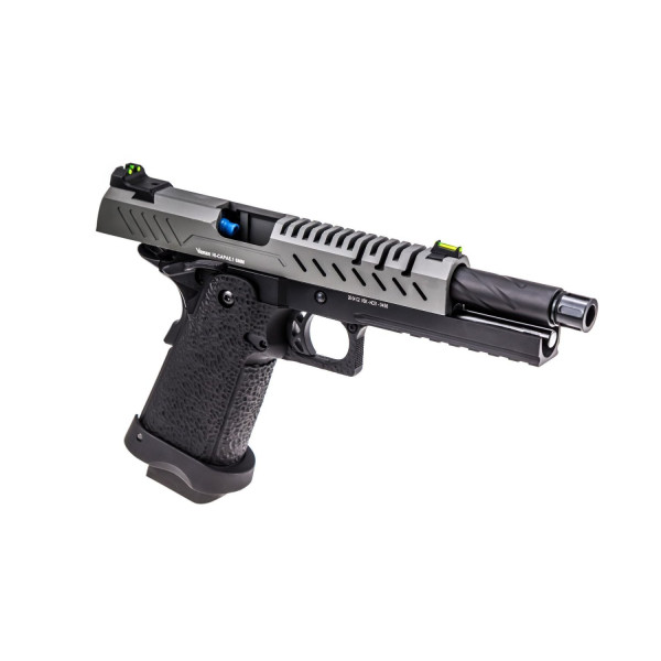 Réplique GBB gaz Hi-Capa 5.1 Noir et Gris 1,0 J Vorsk — vue 3