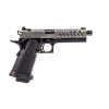 Réplique GBB gaz Hi-Capa 5.1 Noir et Gris 1,0 J Vorsk — vue 4
