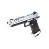 Réplique GBB airsoft Hi-Capa 5.1 Vorsk Noir et Chrome 1,0 J