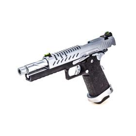 Réplique GBB airsoft Hi-Capa 5.1 Vorsk Noir et Chrome 1,0 J — vue 2