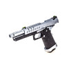 Réplique GBB airsoft Hi-Capa 5.1 Vorsk Noir et Chrome 1,0 J — vue 2