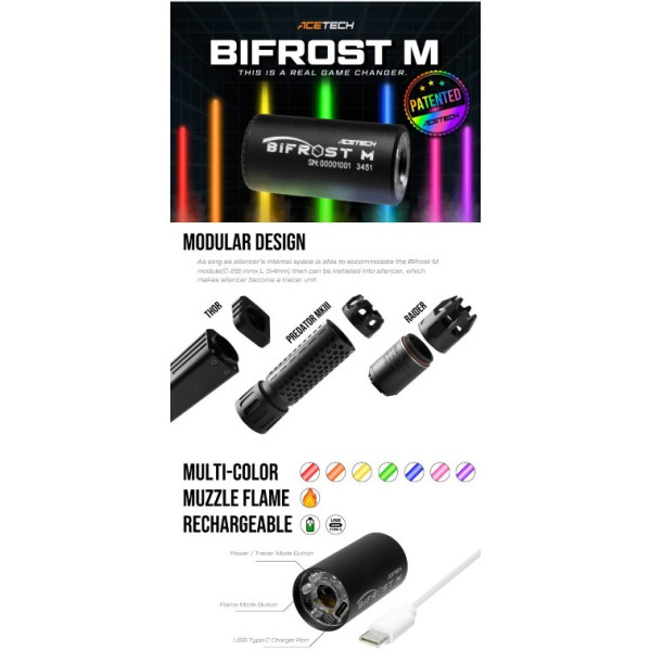 Module traceur airsoft Acetech Bifrost M — vue 4