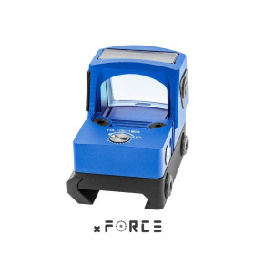 Point rouge mini solaire Tactical OPS boîtier bleu — vue 2