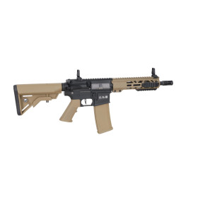 Réplique longue airsoft Specna Arms SA-F08 FLEX BLDC HAL G2 Tan et Noire 6mm — vue 2
