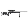 Réplique sniper airsoft bolt-action Specna Arms SA-S13 Core avec bipied et lunette noire calibre 6 mm — vue 2