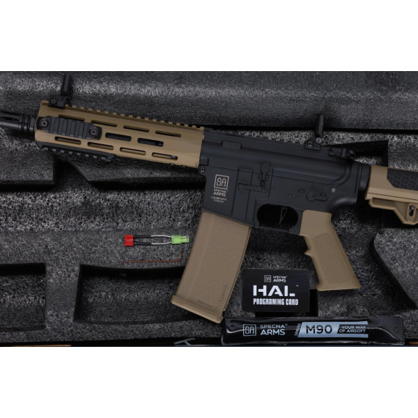 Réplique airsoft longue AEG Specna Arms SA-F14 Flex HAL ETU G2 Half Tan 6 mm — vue 3