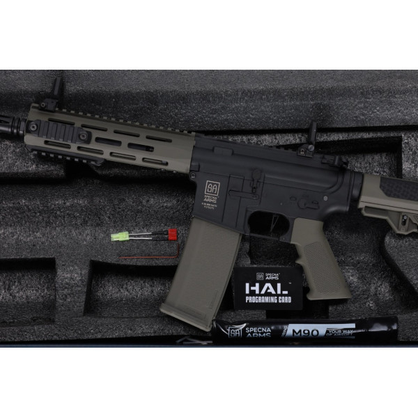 Réplique airsoft longue 6 mm Specna Arms SA-F14 Flex HAL ETU G2 Olive — vue 3