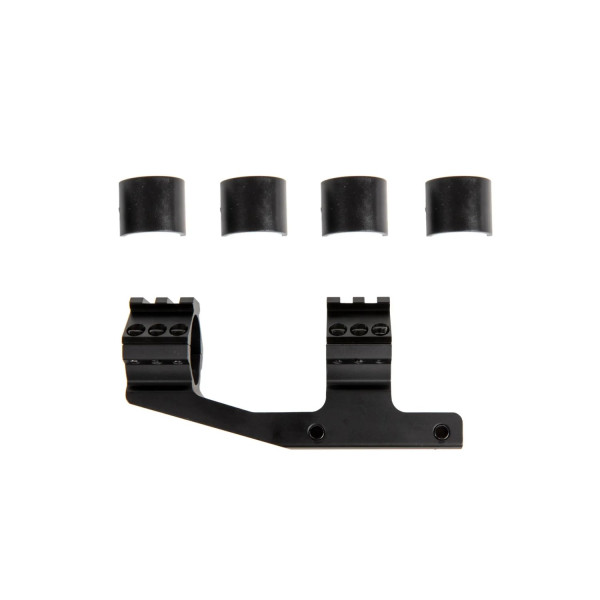 Rail double montage lunette Specna Arms finition noire compatible Picatinny Weaver — vue 2