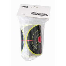 Gommettes centre de cible adhésives Powair 100 mm – lot de 200 — vue 2