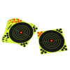 Cibles Splach fond noir impact jaune fluo 20x20 cm lot de 10 Powair — vue 3