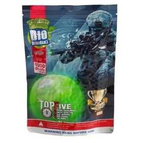 Billes airsoft traçantes vertes 0,20 g G&G Armament
