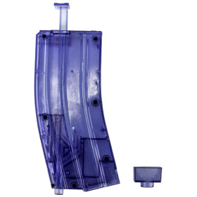 Speedloader Nuprol XL 470 billes en coloris bleu, vert ou translucide – Bleu