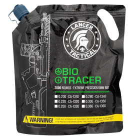 Billes tracer airsoft Lancer Tactical 0,25g vertes – lot de 2000 – Vert