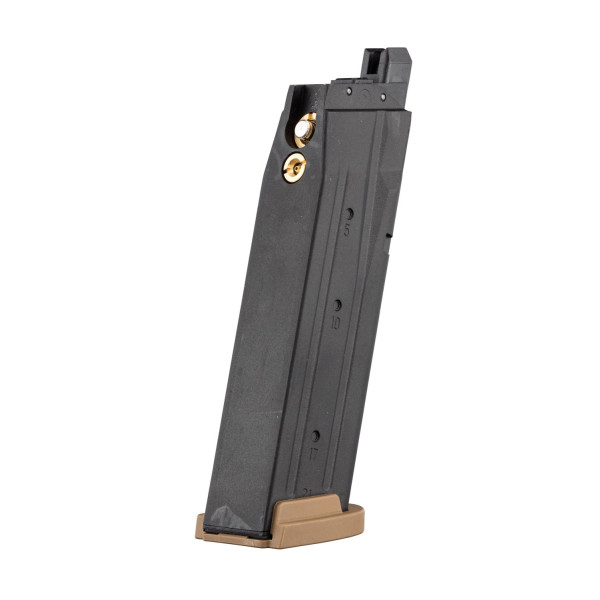 Chargeur gaz Sig Sauer ProForce P320 M18 disponible en coloris Noir et Tan – Tan/Beige