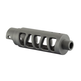 Canon externe CNC BO Manufacture type C pour AAP-01, disponible en noir, gris et rouge – Gris