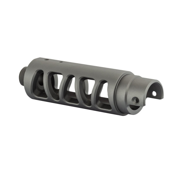Canon externe CNC BO Manufacture type C pour AAP-01, disponible en noir, gris et rouge – Gris