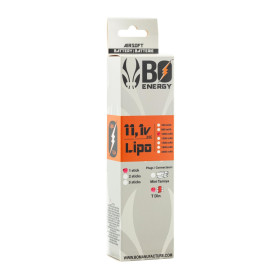 Batterie LiPo BO Manufacture 3S 11.1V 1000mAh 25C stick pour réplique airsoft