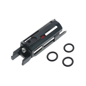 Cage nozzle aluminium Cowcow Technology B01 Dynamic Blowback Housing pour Hi-Capa, disponible en noir et argent – Noir