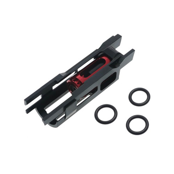 Cage nozzle aluminium Cowcow Technology B01 Dynamic Blowback Housing pour Hi-Capa, disponible en noir et argent – Noir