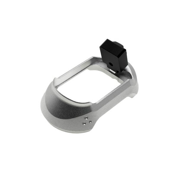 Magwell Match Grade Cowcow Technology T01 en aluminium pour AAP-01, disponible en noir, argent ou bleu – Argent