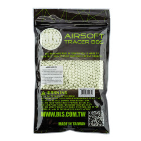 Billes airsoft traçantes biodégradables 6mm 0.32g BLS BIO vertes – Sac 1 kg – Vert