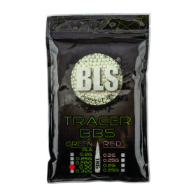 Billes airsoft traçantes biodégradables BLS 0,30 g vertes - Sachet 1 kg – Vert