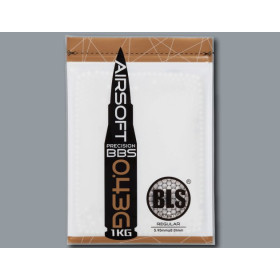 Billes airsoft lourdes 0,43 g BLS blanches – Sac de 1 kg – Blanc