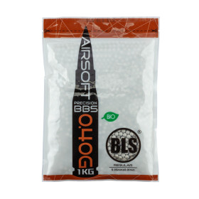Billes airsoft biodégradables BLS BIO 0.40g – Sac 1 kg – Blanc