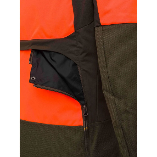 Veste de chasse Beretta Thorn Resistant EVO coloris marron et orange
